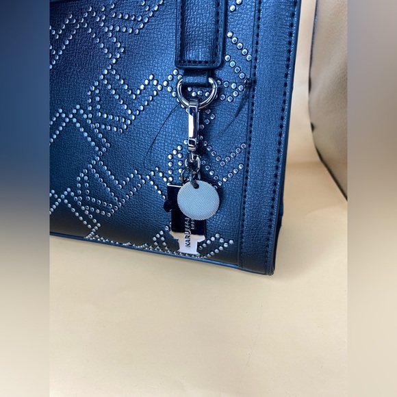 Karl Lagerfeld Paris Studded Small tote/ Crossbody - Picture 4 of 15